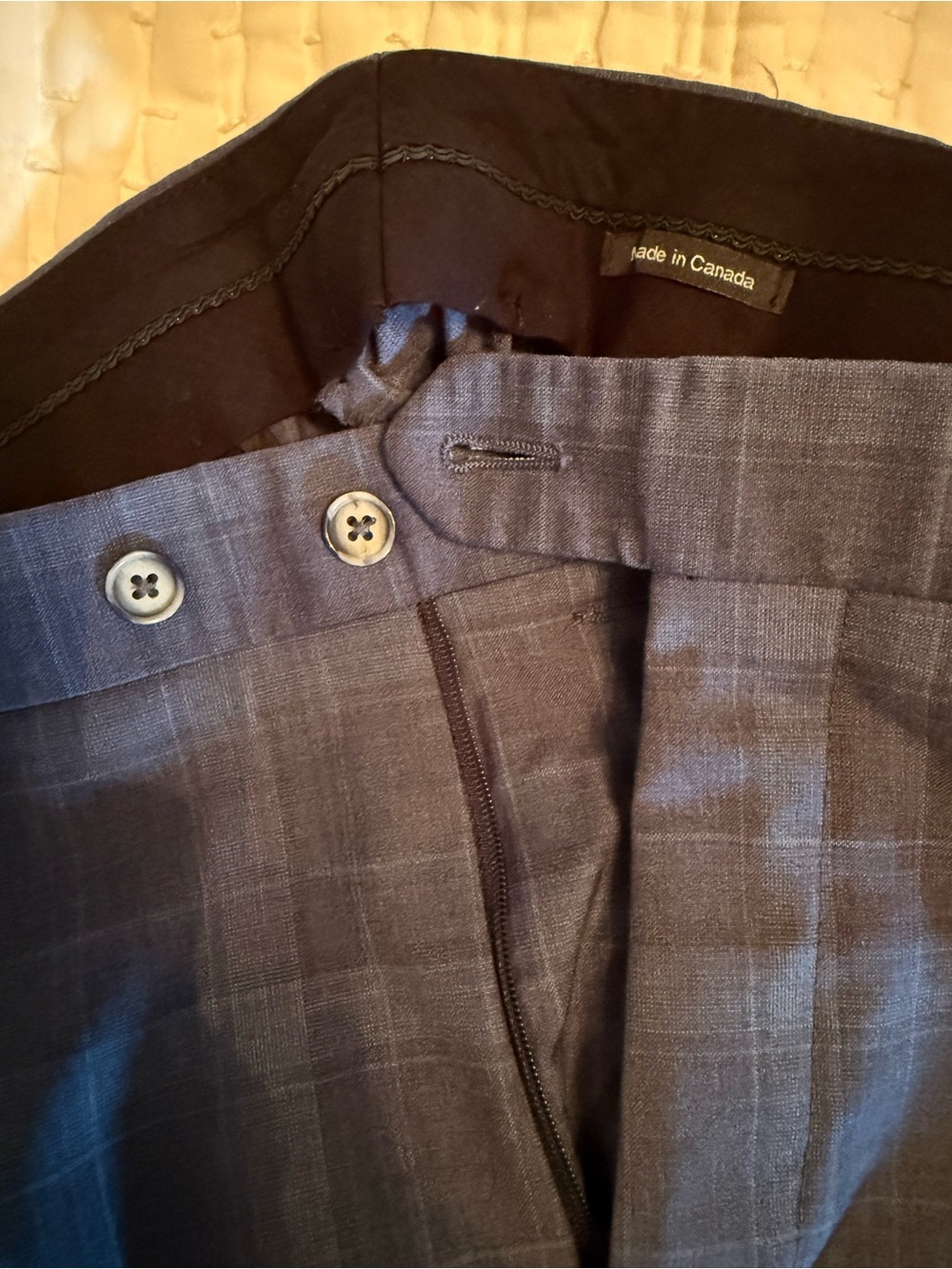Coppley Reda Super 110’s Custom 3 Piece Plaid Wool Suit ~40R - Picture 11 of 12